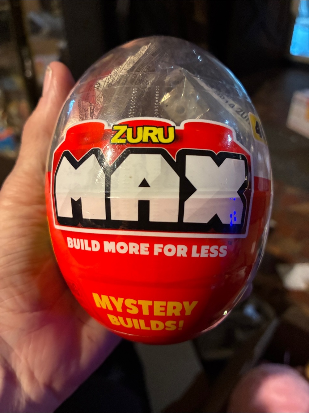 ZURU MAX Mystery Builds Red Surprise Egg - Kids Toys Cars & Vehicles